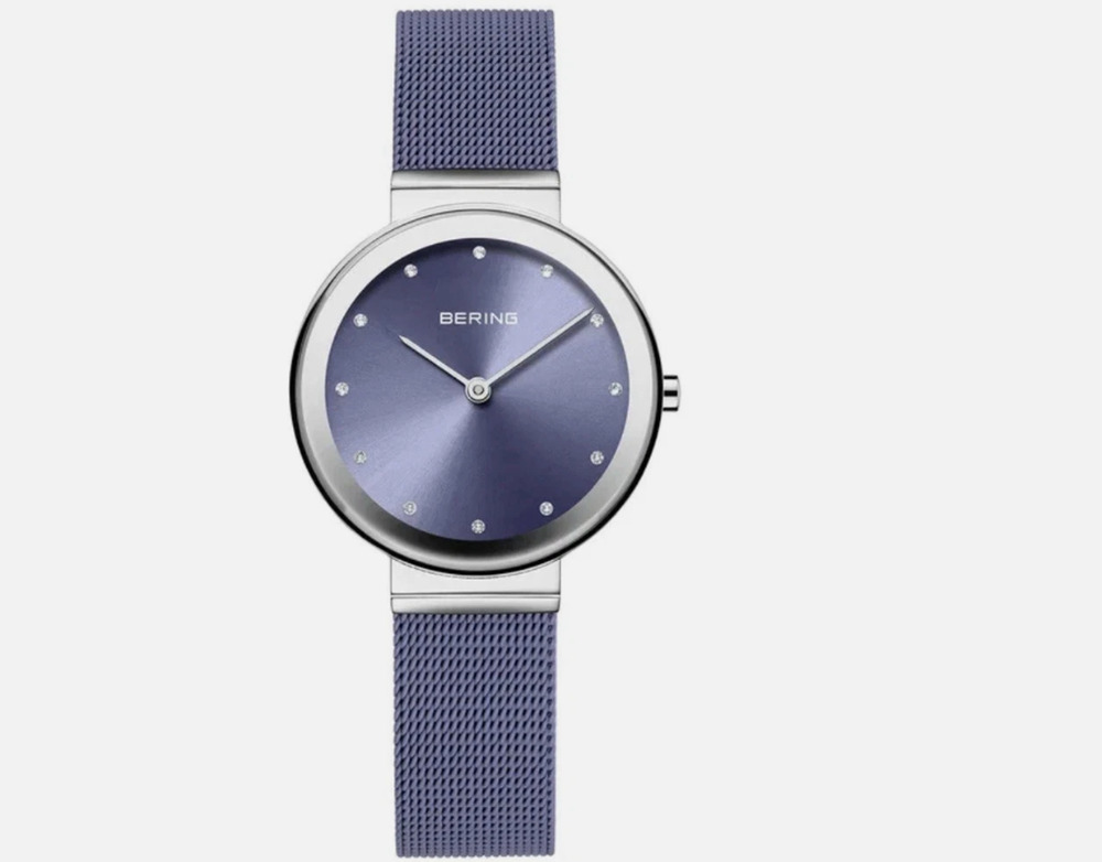BERING Classic 10131-909 Women's 31mm Lavender Dial Quartz Watch New Damaged Box